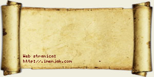 Mila Prokopović vizit kartica